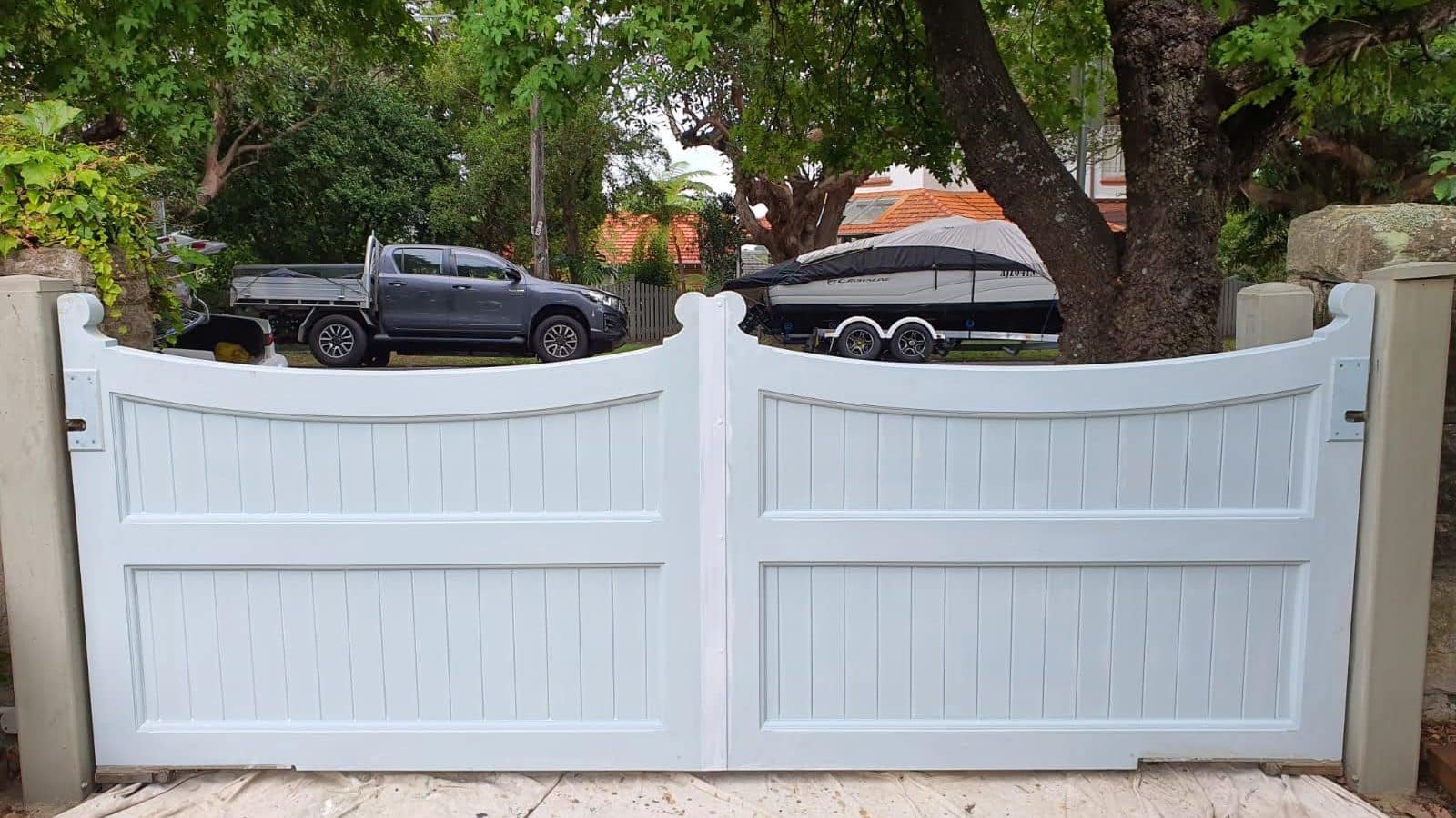High quality driveway gates Sydney Craft in Wood Fences and Gates